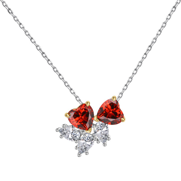 ˇMagic JewelryˇDainty Red Heart Necklace