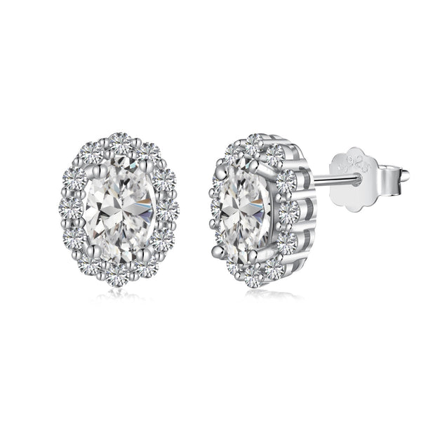 ˇMagic JewelryˇDelicate Unique Oval Cut Daily Earrings