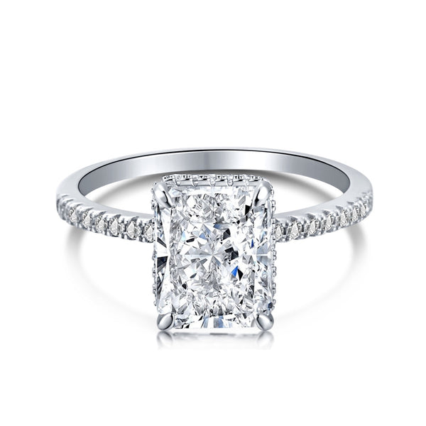 ˇMagic Jewelryˇ4.0 Carat Luxurious Engagement Ring