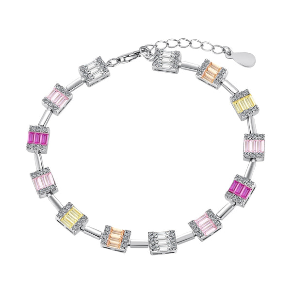 ˇMagic JewelryˇDainty Charming Emerald Cut Daily Bracelet