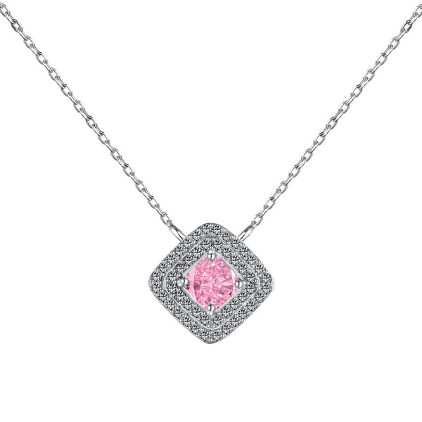 ˇMagic JewelryˇSparkling Asscher Cut Necklace