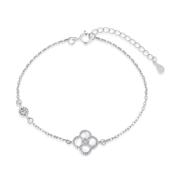 ˇMagic JewelryˇDelicate Four Leaf Clover Bracelet