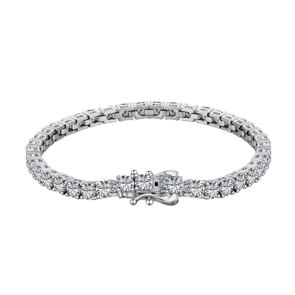 ˇMagic JewelryˇLuxurious Ornate Round Cut Tennis Bracelet