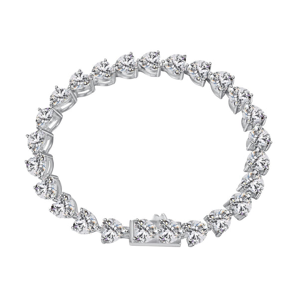 ˇMagic Jewelryˇ0.75 Carat Elegant Romantic Heart Shape Lover Bracelet