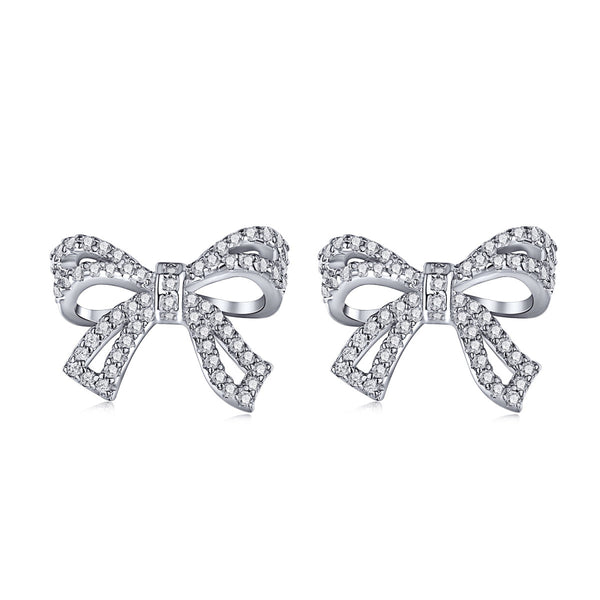 ˇMagic JewelryˇDainty Bow Shape Earrings