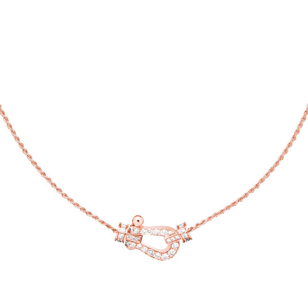 ˇMagic JewelryˇFORCE 10 PINK GOLD DIAMOND NECKLACE