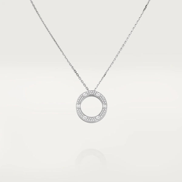 ˇMagic JewelryˇLOVE NECKLACE ADJUSTABLE SILVER