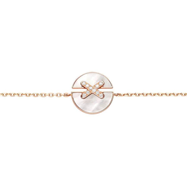 ˇMagic JewelryˇJEUX DE BRACELET MOP PINK GOLD DIAMONDS