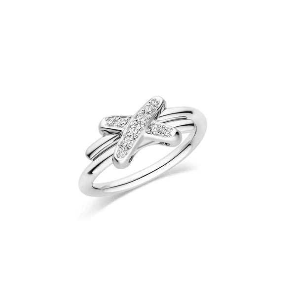 ˇMagic JewelryˇJEUX DE SILVER DIAMOND RING