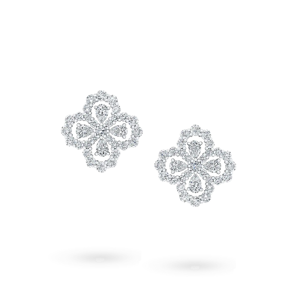 ˇMagic JewelryˇLOOP EARRINGS FULL MOTIF DIAMOND 16MM