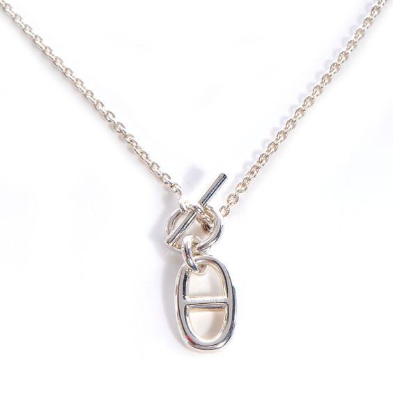 ˇMagic JewelryˇHM CHAINE D'ANCRE PENDANT NECKLACE STERLING SILVER