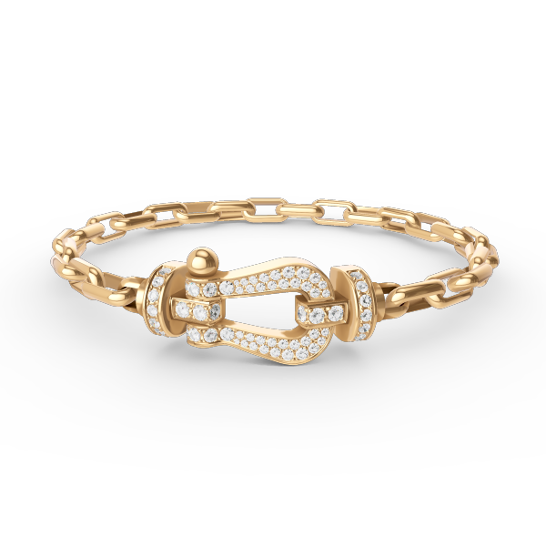 ˇMagic JewelryˇFORCE LARGE HORSESHOE CLASP  METAL BRACELET