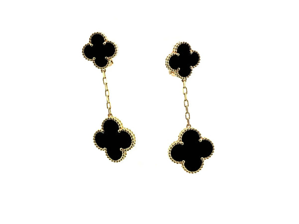 ˇMagic JewelryˇCLOVER 2 MOTIFS  EARRINGS (MULTIPLE CHOICESC