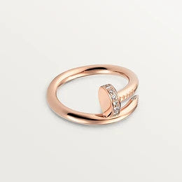 ˇMagic JewelryˇJUSTE RING 2.65MM PINK GOLD DIAMOND